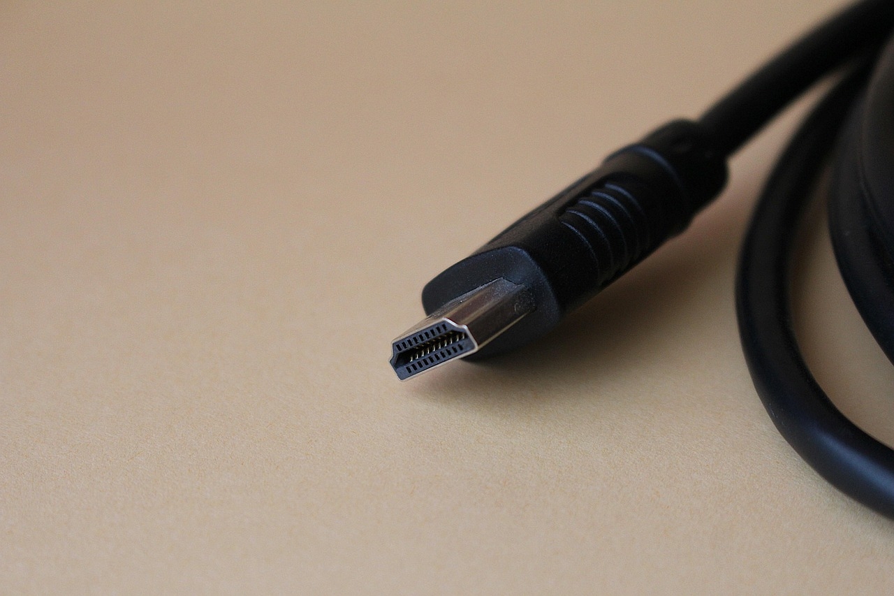 HDMI cable close-up